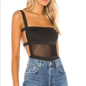 Revolve Black Bodysuit- new